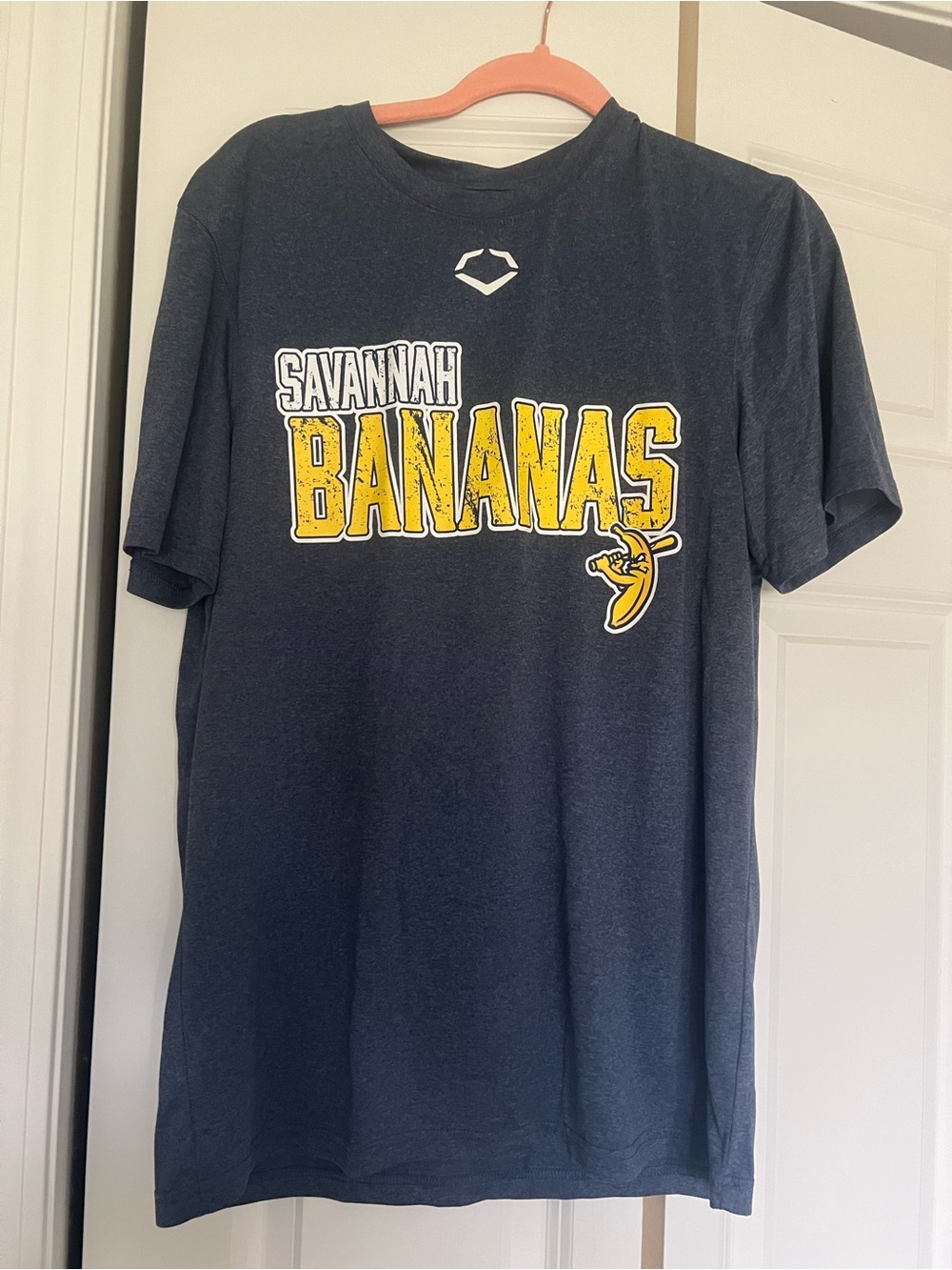 Savannah Bananas Short-Sleeve Graphic Tee - Navy with Yellow Logo